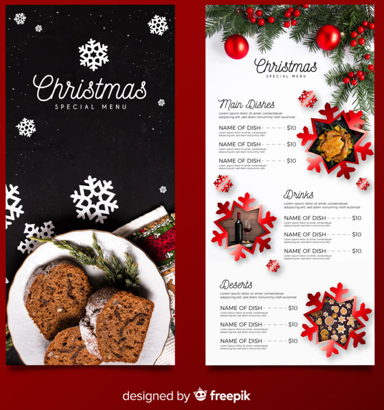 Vos menus de noël et affiches  Blog Signa Print