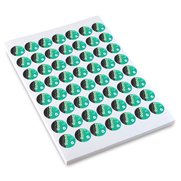 Stickers adhesif en planches pré-decoupés